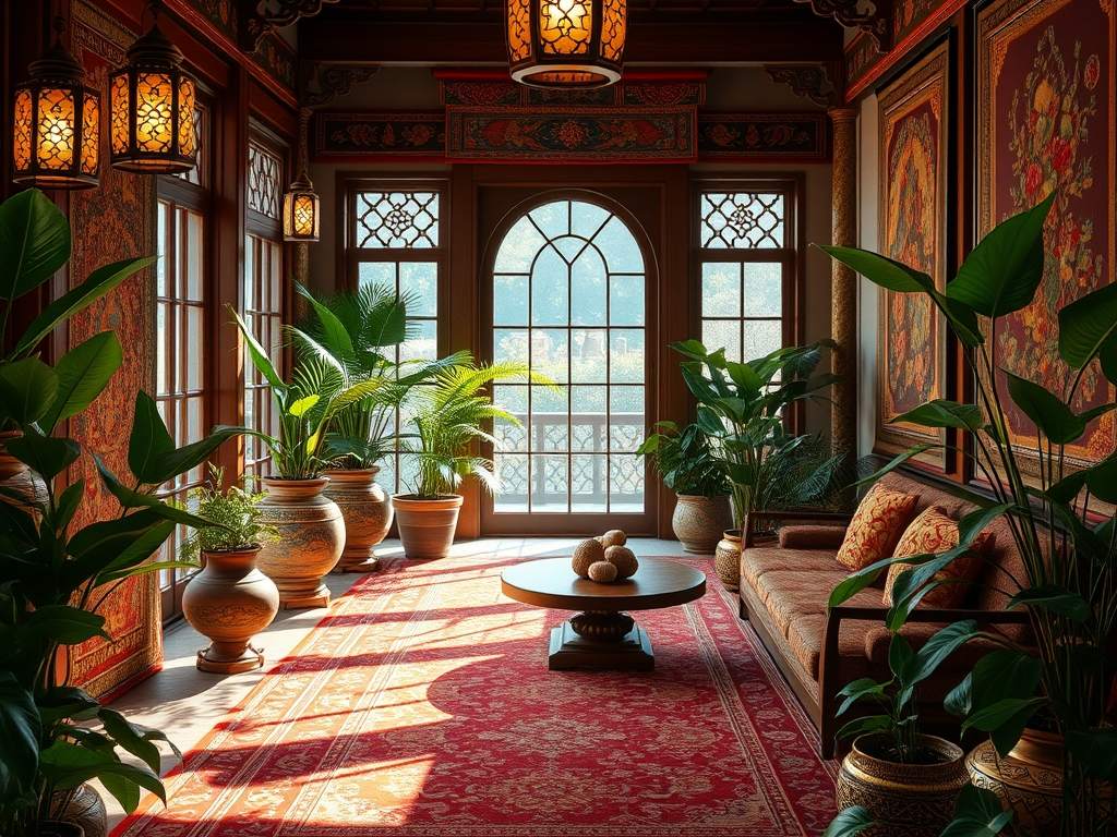Styl orientalny we wnętrzach: jak stworzyć harmonijną przestrzeń pełną egzotyki i tradycji