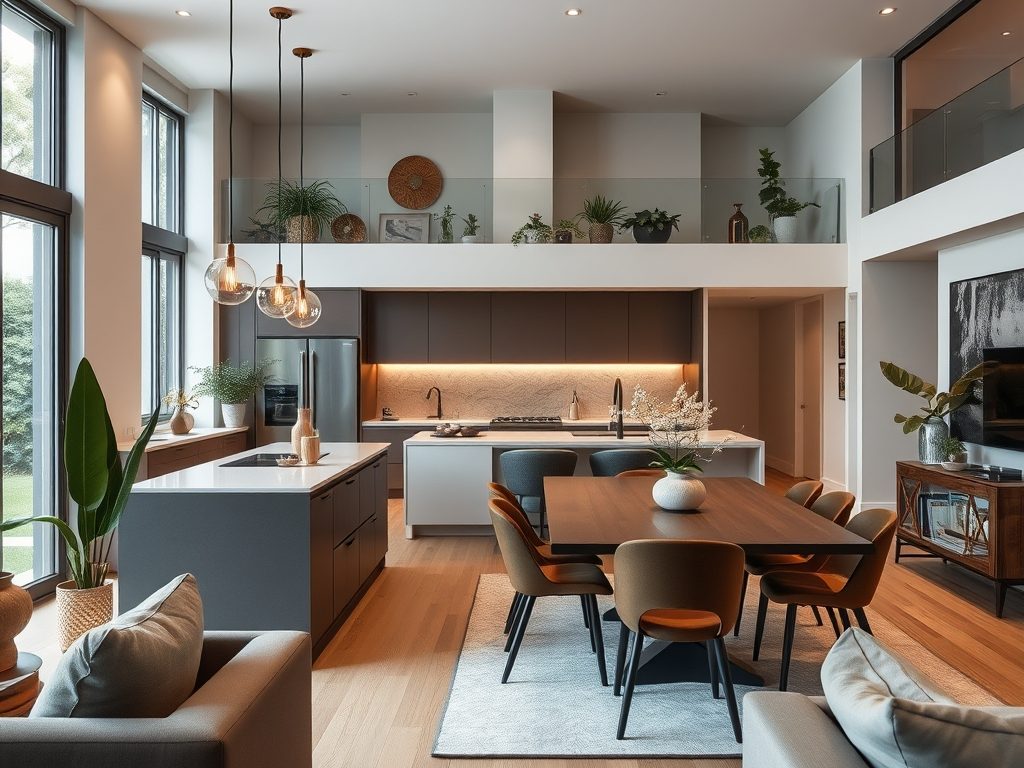 Jak funkcjonalnie i estetycznie wydzielić jadalnię w otwartej kuchni połączonej z salonem – praktyczne rozwiązania i pułapki aranżacji