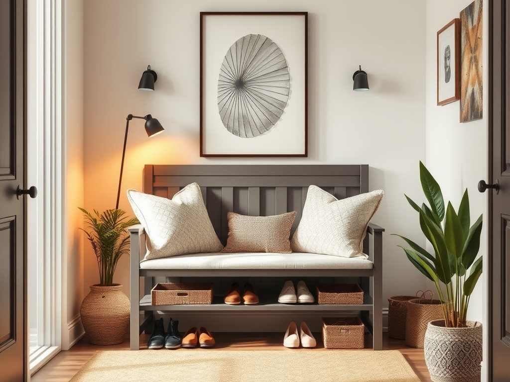 Ławka w strefie wejściowej: kiedy warto ją wybrać i jak zadbać o funkcjonalność oraz komfort użytkowania