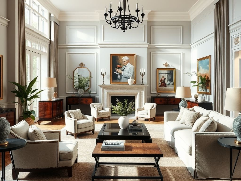 Styl modern classic we wnętrzach: jak połączyć klasyczną elegancję z nowoczesną funkcjonalnością i harmonią przestrzeni