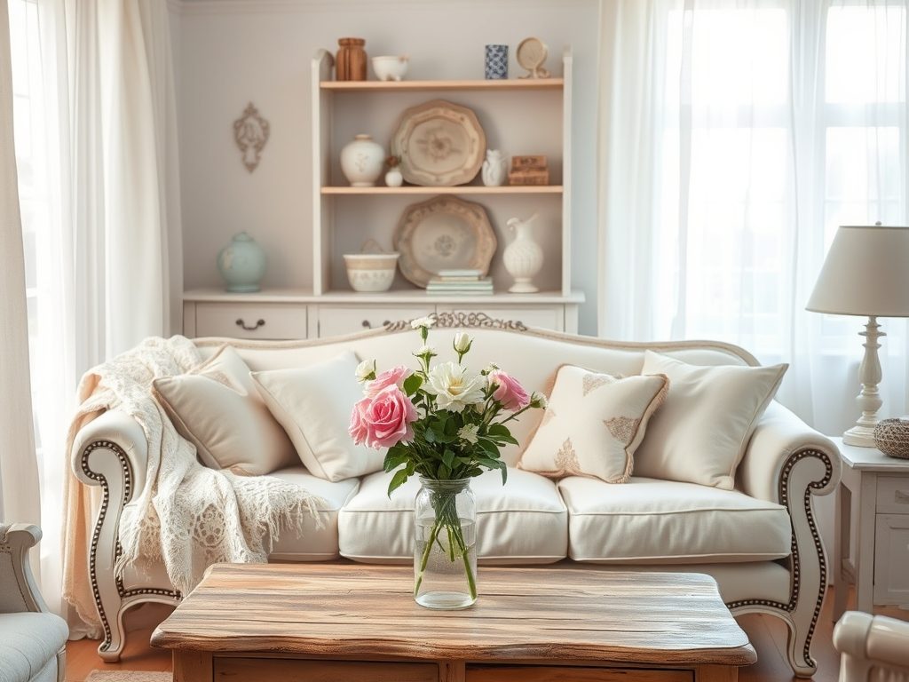 Styl shabby chic: kluczowe cechy i zasady tworzenia przytulnych wnętrz z duszą
