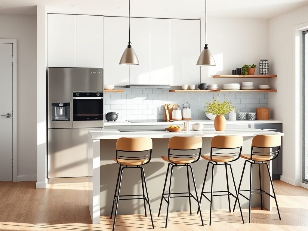 Półwysep kuchenny z hokerami – kiedy to praktyczne rozwiązanie i jak zaplanować funkcjonalną przestrzeń?