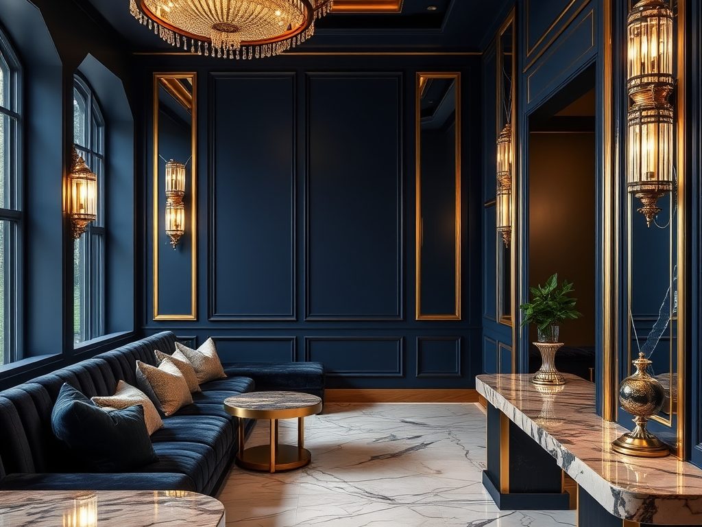 Styl art deco: jak łączyć kolory i materiały, by podkreślić elegancję i luksus wnętrz