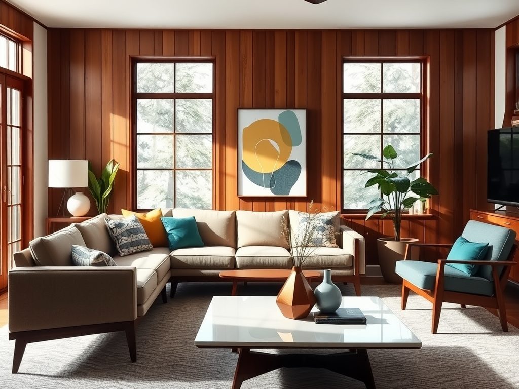 Styl mid century modern w praktyce: jak urządzić wnętrze łączące funkcjonalność z ponadczasową elegancją