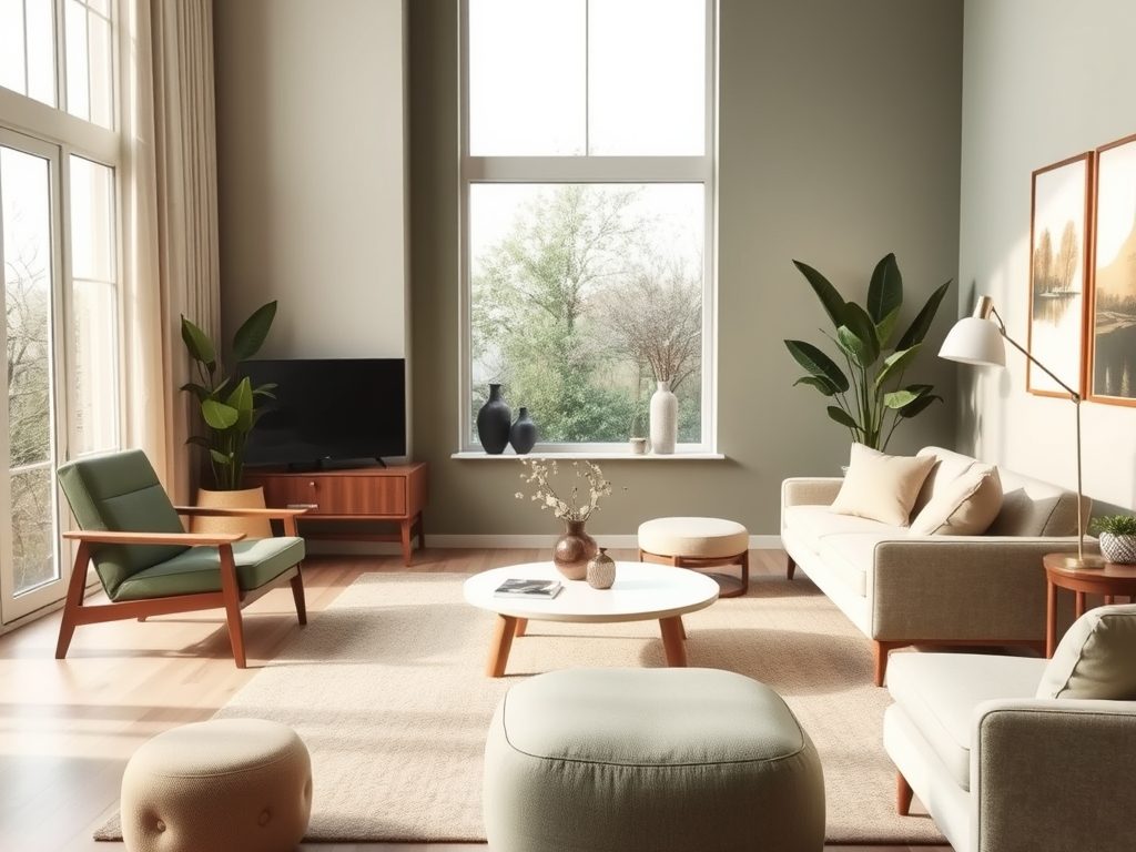 Styl mid-century modern: jak wybrać kolory, które podkreślą minimalistyczną elegancję i funkcjonalność wnętrza