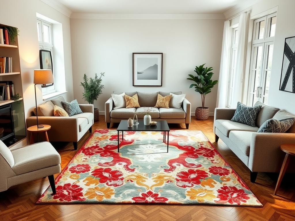 Dywan jako narzędzie podziału stref w mieszkaniu: praktyczne zasady i najczęstsze pułapki