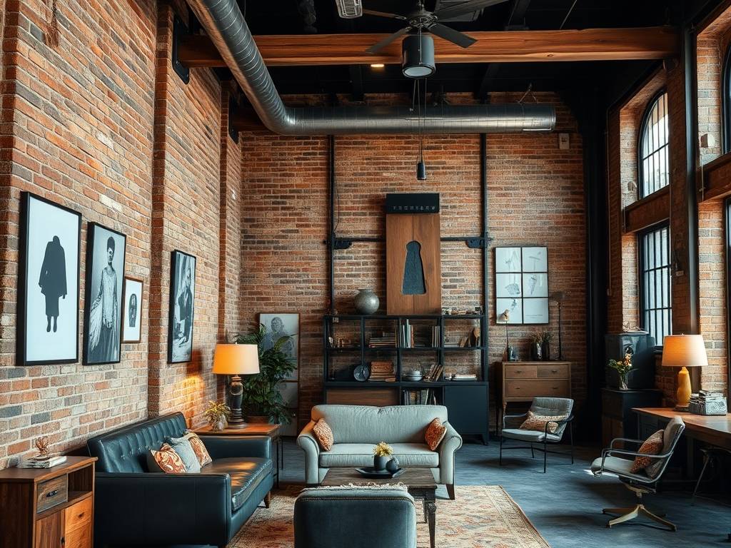 Styl industrialny we wnętrzach: jak połączyć surowość z funkcjonalnością i unikalnym charakterem przestrzeni