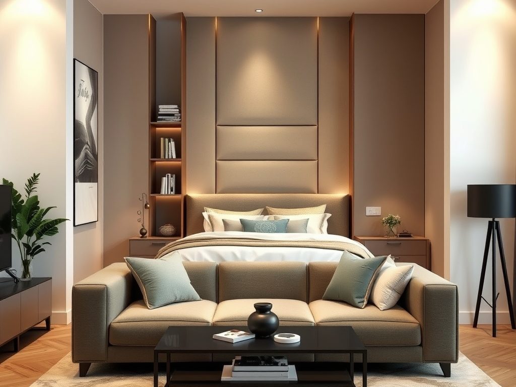 Jak praktycznie i estetycznie wydzielić strefę spania w salonie, unikając typowych błędów aranżacyjnych