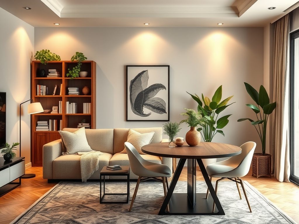 Meble jako naturalne granice stref w salonie: praktyczne sposoby na funkcjonalną aranżację