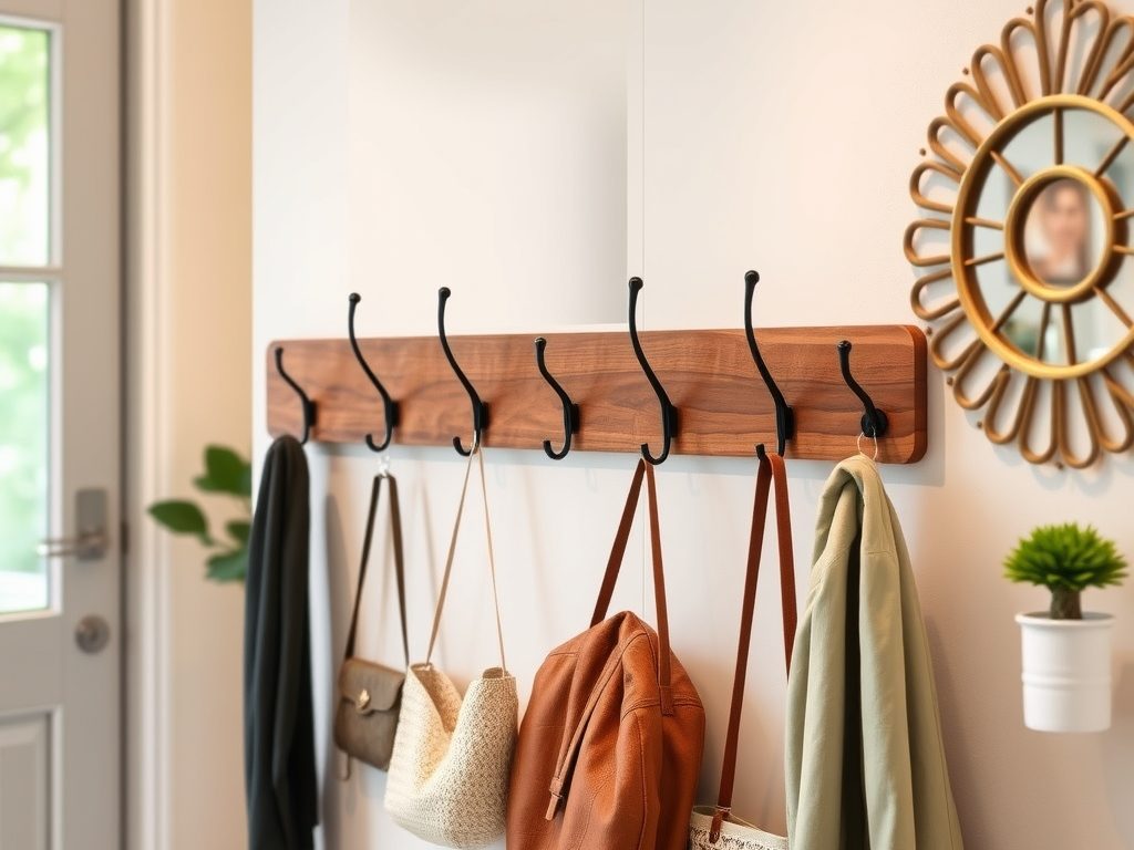 Wieszak ścienny w przedpokoju: jak wybrać funkcjonalny i stylowy model do strefy wejściowej