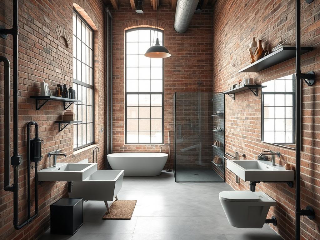 Styl loftowy w łazience: inspiracje, praktyczne rozwiązania i pułapki aranżacji