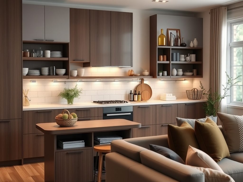 Przechowywanie w aneksie kuchennym w salonie: praktyczne rozwiązania i pułapki aranżacji przestrzeni