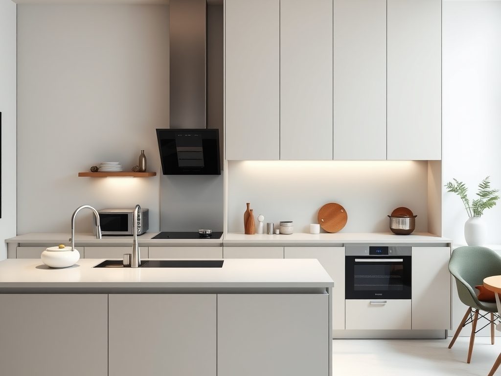 Styl nowoczesny w kuchni: jak połączyć minimalistyczny design z funkcjonalnością i ergonomią