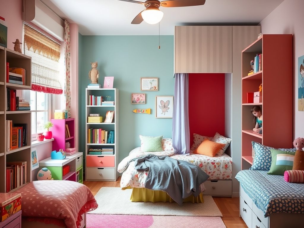 Jak podzielić pokój dla rodzeństwa bez remontu: praktyczne sposoby na funkcjonalne strefy i prywatność