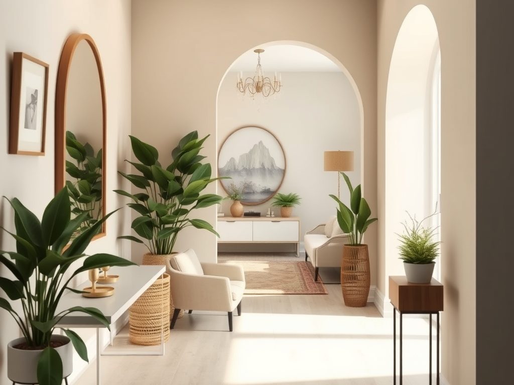 Lustro w strefie wejściowej – gdzie powiesić, by zyskać przestrzeń, funkcjonalność i harmonię feng shui