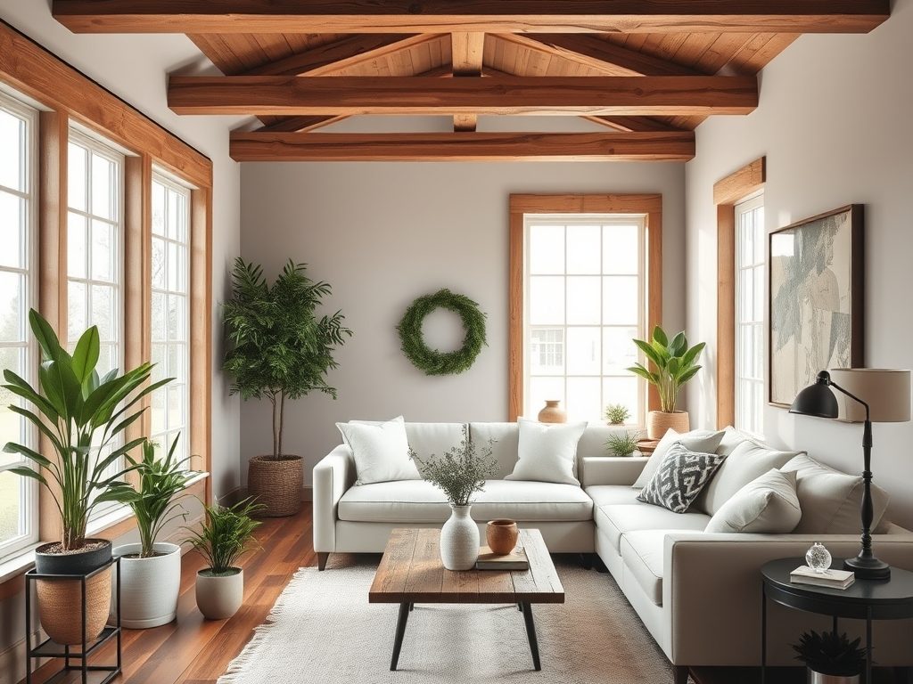 Styl farmhouse wnętrza: jak połączyć rustykalny urok z nowoczesną funkcjonalnością i przytulnością