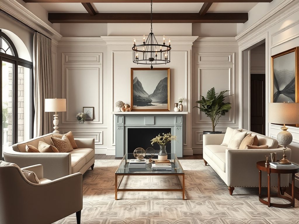 Styl modern classic w salonie: jak połączyć elegancję z funkcjonalnością bez typowych błędów aranżacyjnych