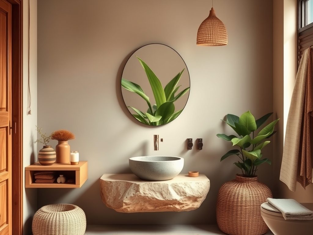 Styl boho w łazience: jak połączyć naturalne materiały, kolory ziemi i funkcjonalność w praktycznej aranżacji